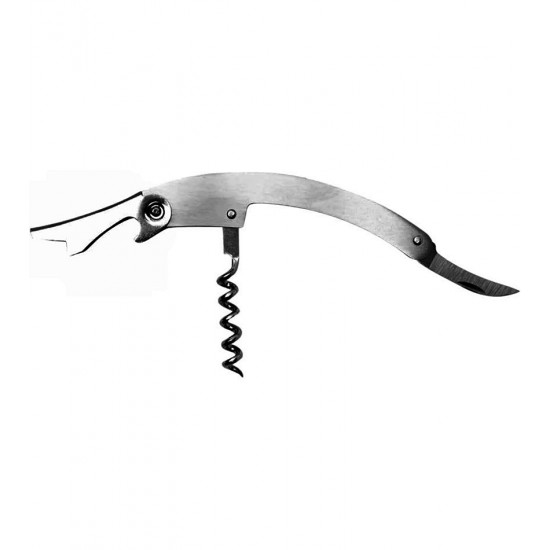 Saca Rolhas 11cm Aço Inox Compacto